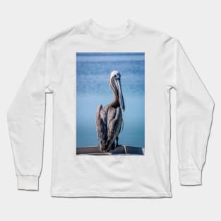 Brown Pelican on Islamorada Long Sleeve T-Shirt